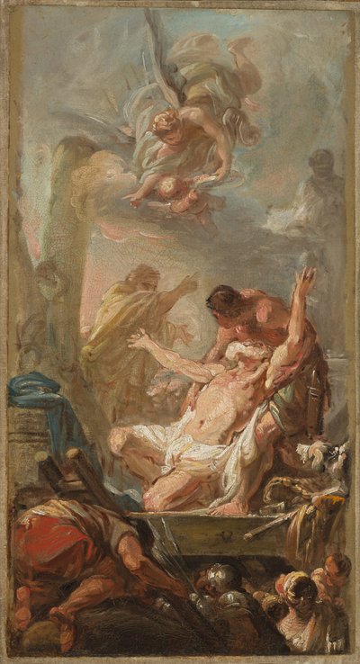 Scene from the Martyrdom of St. Andrew by Jean Baptiste Deshays de Colleville